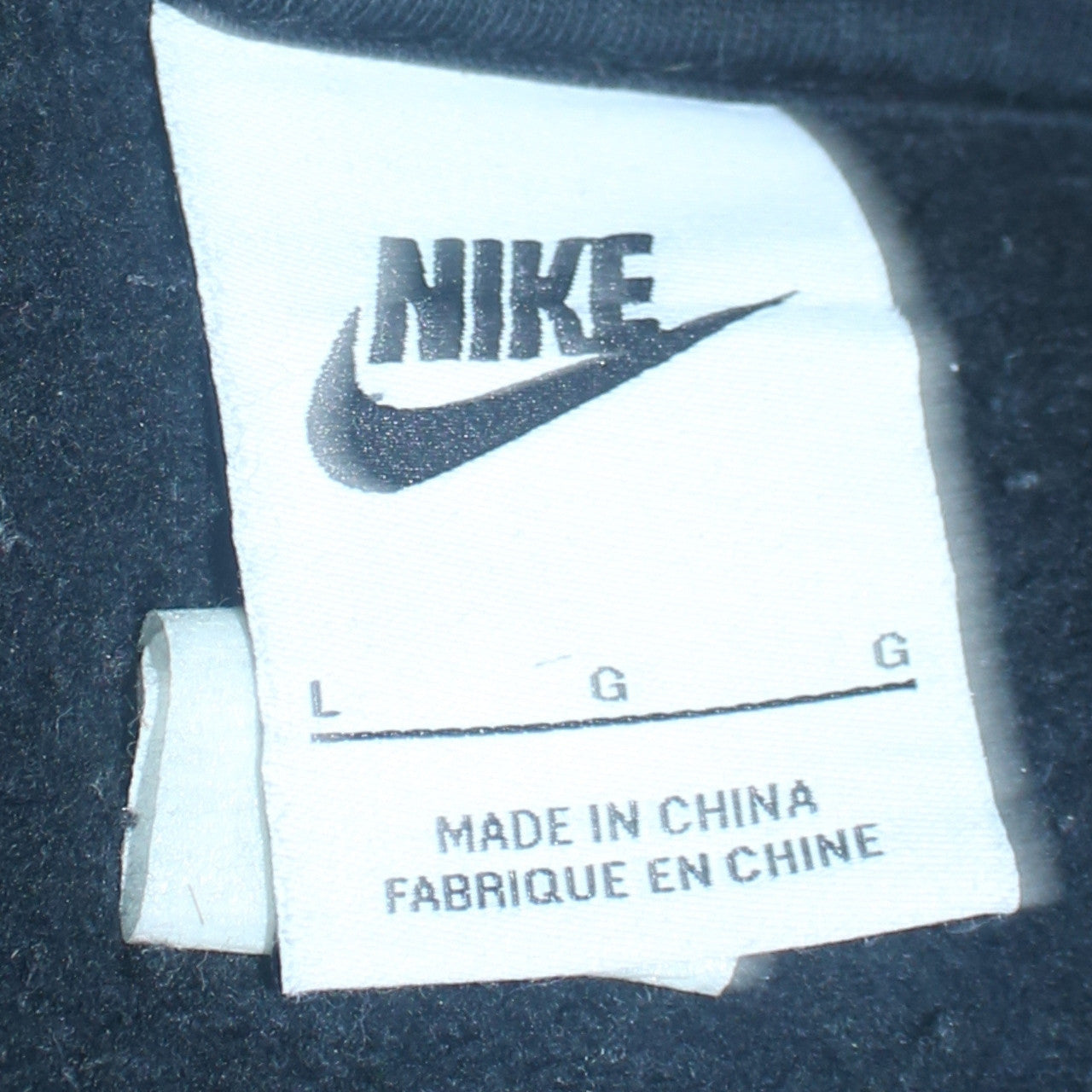 Womens UK Size L Nike Black Pullover Sweatshirt