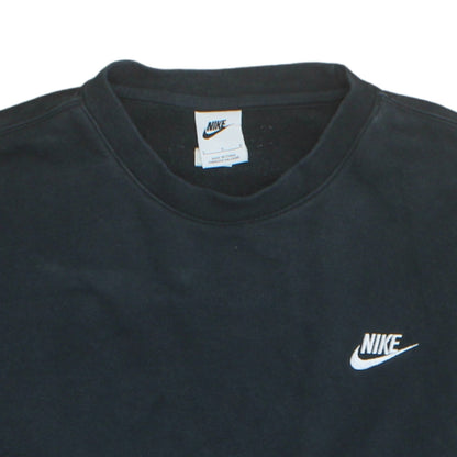 Womens UK Size L Nike Black Pullover Sweatshirt