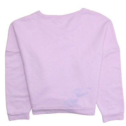 Womens UK Size 20-22 Disney Pink Pullover Sweatshirt