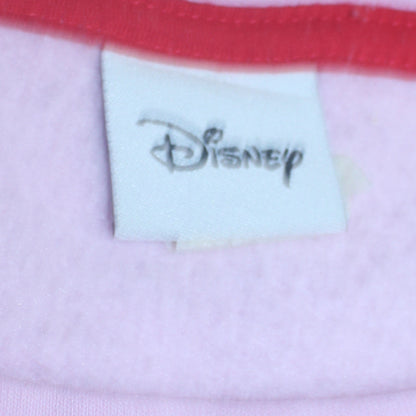 Womens UK Size 20-22 Disney Pink Pullover Sweatshirt
