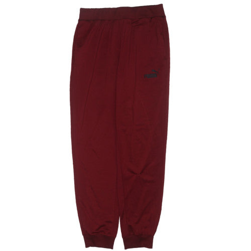 Mens UK Size M PUMA Regular Fit Jogger Red Trousers