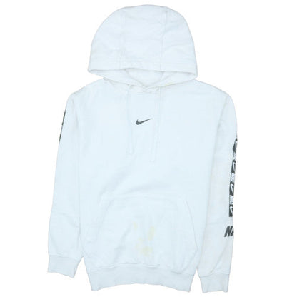 Mens UK Size S Nike White Pullover Hoodie