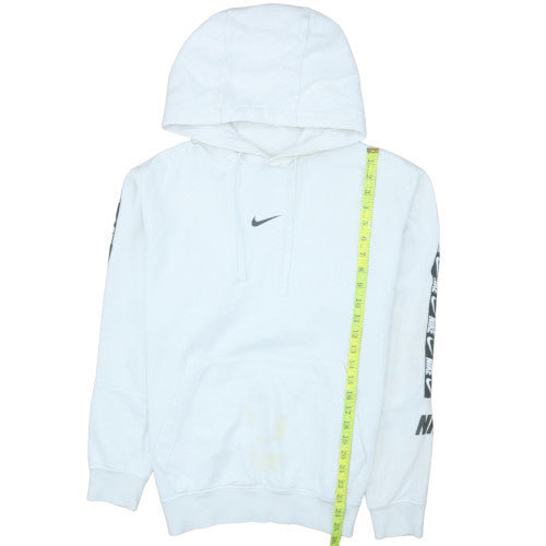 Mens UK Size S Nike White Pullover Hoodie