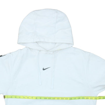 Mens UK Size S Nike White Pullover Hoodie