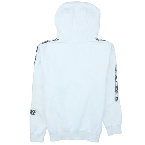 Mens UK Size S Nike White Pullover Hoodie