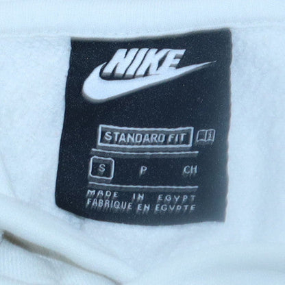 Mens UK Size S Nike White Pullover Hoodie