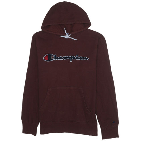 Mens UK Size XL Champion Brown Pullover Hoodie
