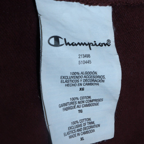 Mens UK Size XL Champion Brown Pullover Hoodie