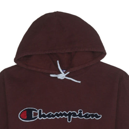 Mens UK Size XL Champion Brown Pullover Hoodie