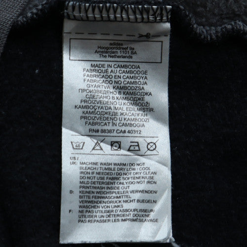 Mens UK Size S adidas Grey Pullover Hoodie