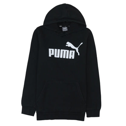 Mens UK Size S PUMA Black Pullover Hoodie