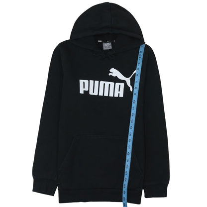 Mens UK Size S PUMA Black Pullover Hoodie