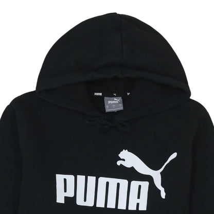 Mens UK Size S PUMA Black Pullover Hoodie