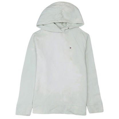 Mens UK Size M Tommy Hilfiger White Pullover Hoodie