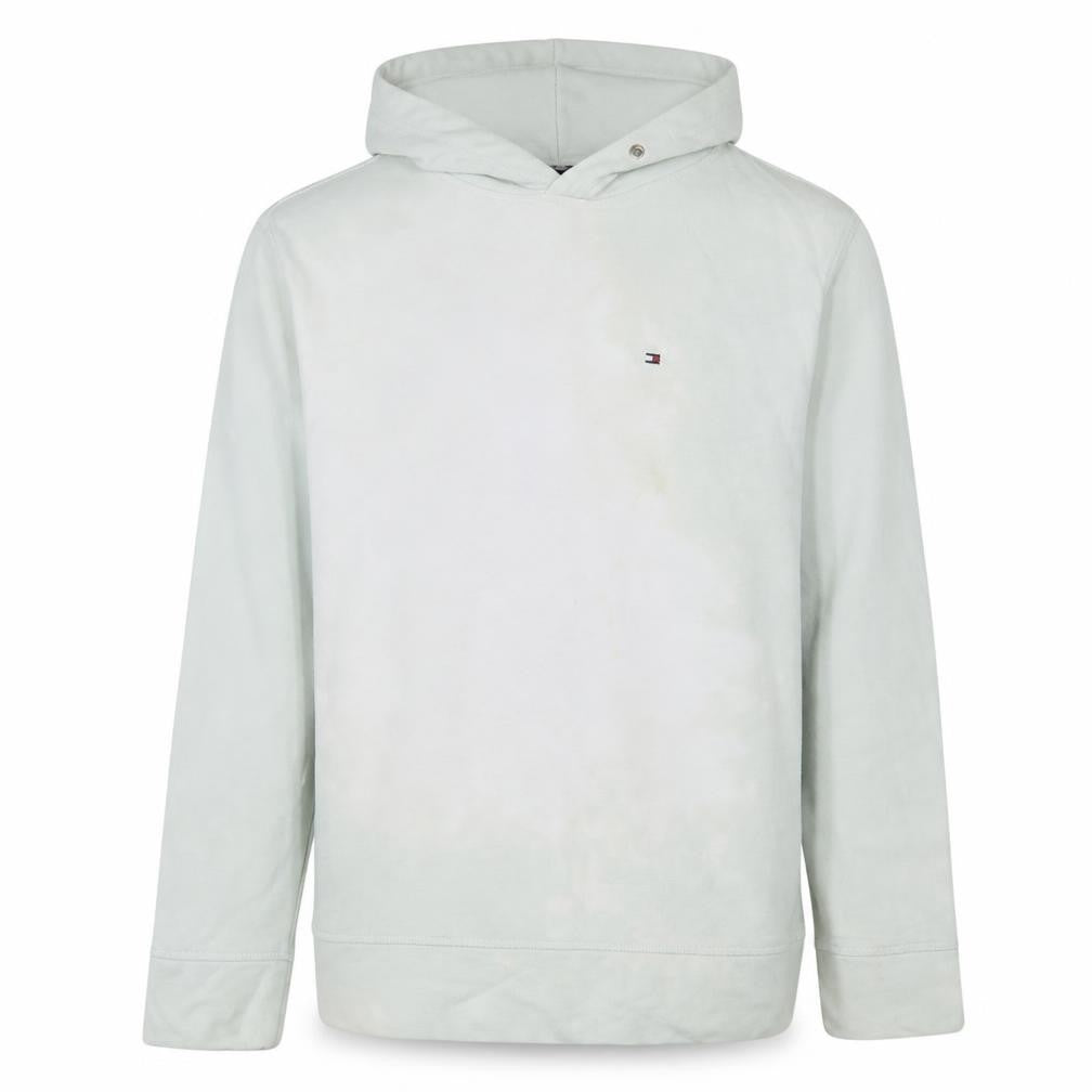 Mens UK Size M Tommy Hilfiger White Pullover Hoodie