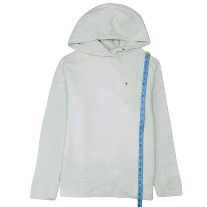 Mens UK Size M Tommy Hilfiger White Pullover Hoodie