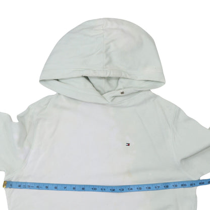 Mens UK Size M Tommy Hilfiger White Pullover Hoodie