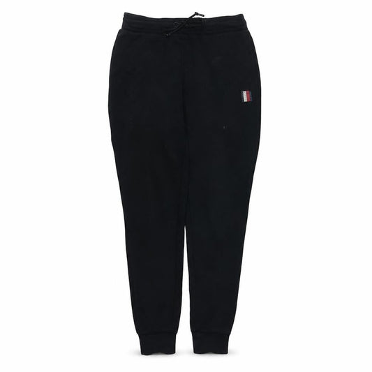 Tommy Hilfiger Men's Black Jogger Sweatpants S Fleece Cotton Blend