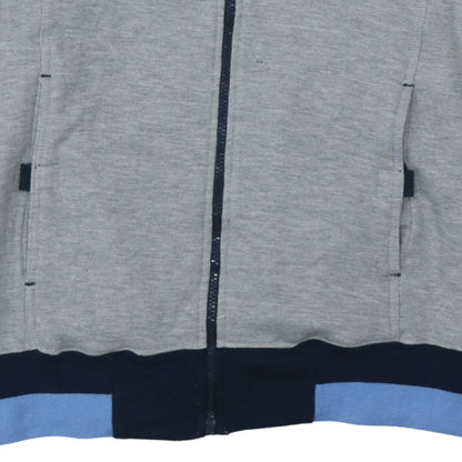 Mens UK Size XL Umbro Grey Full Zip Hoodie