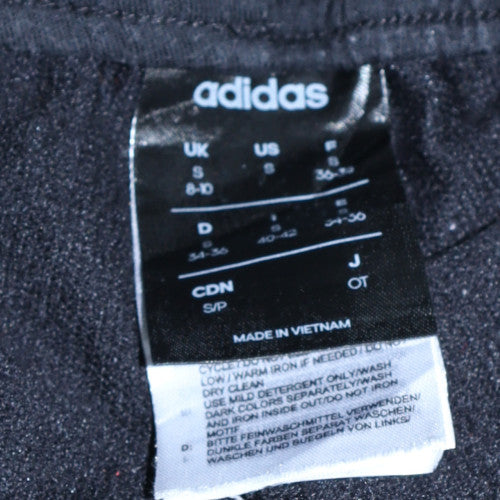 Womens UK Size S adidas Regular Fit Jogger Black Trousers