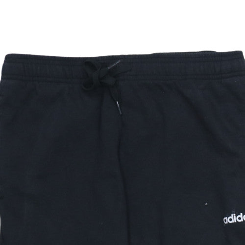 Womens UK Size S adidas Regular Fit Jogger Black Trousers