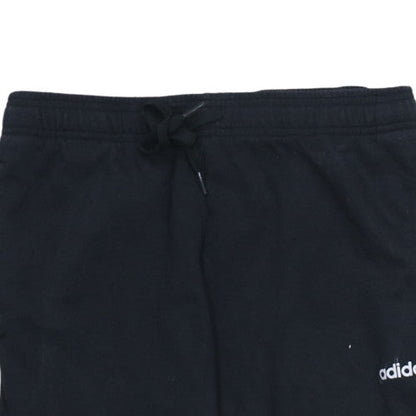 Womens UK Size S adidas Regular Fit Jogger Black Trousers