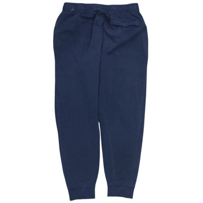 Nike Men Navy Blue Jogger Sweatpants M Elastic Waist Fleece Lined