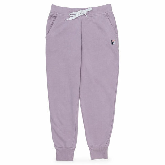 FILA Womens Pink Jogger Trousers Size S Regular Fit Fleece Activewear