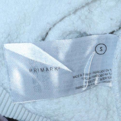Mens UK Size S Primark White Pullover Hoodie