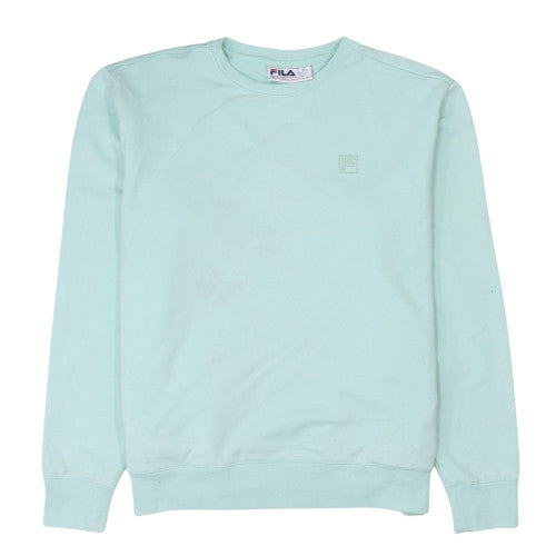 Womens UK Size L FILA Green Pullover Sweatshirt