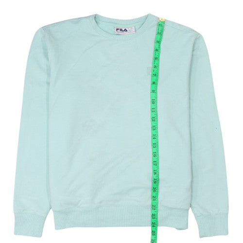 Womens UK Size L FILA Green Pullover Sweatshirt