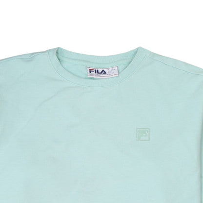 Womens UK Size L FILA Green Pullover Sweatshirt