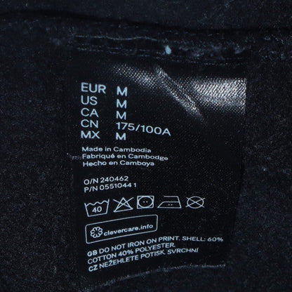 Mens UK Size M Divided Black Pullover Sweatshirt