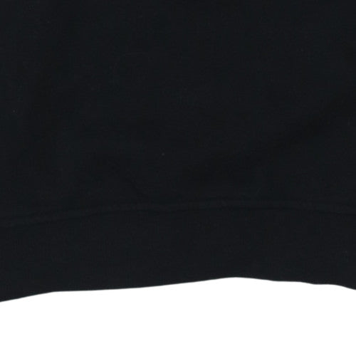 Mens UK Size M Divided Black Pullover Sweatshirt