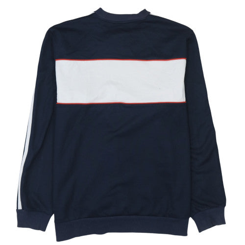 Mens UK Size L adidas Blue Pullover Sweatshirt