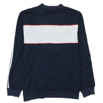 Mens UK Size L adidas Blue Pullover Sweatshirt