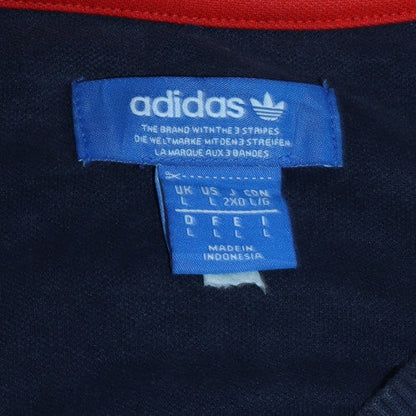 Mens UK Size L adidas Blue Pullover Sweatshirt
