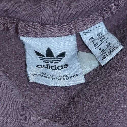 Womens UK Size S adidas Purple Pullover Hoodie