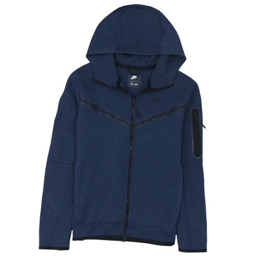 Mens UK Size S Nike Blue Full Zip Hoodie