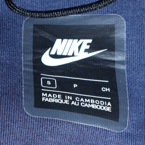 Mens UK Size S Nike Blue Full Zip Hoodie