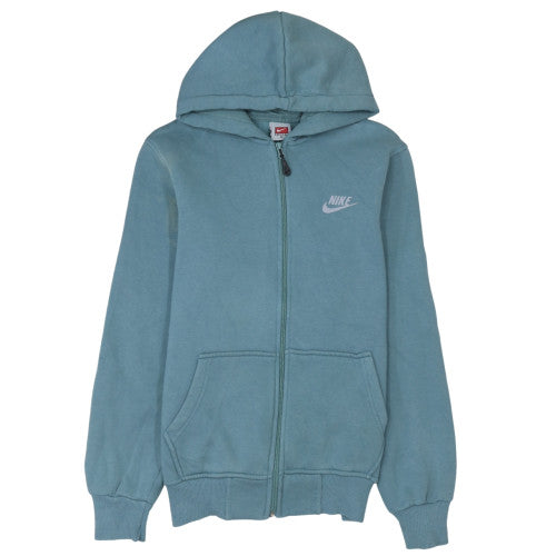 Mens UK Size XL Nike Blue Full Zip Hoodie