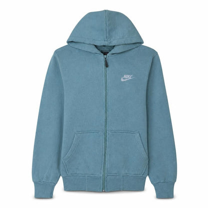 Mens UK Size XL Nike Blue Full Zip Hoodie
