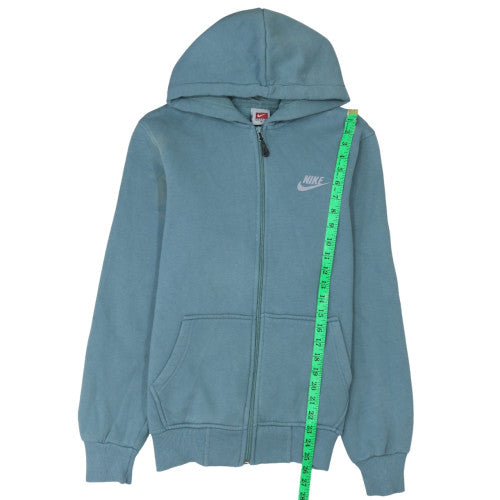 Mens UK Size XL Nike Blue Full Zip Hoodie