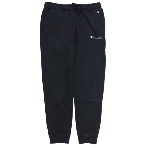 Womens UK Size S Champion Regular Fit Jogger Black Trousers