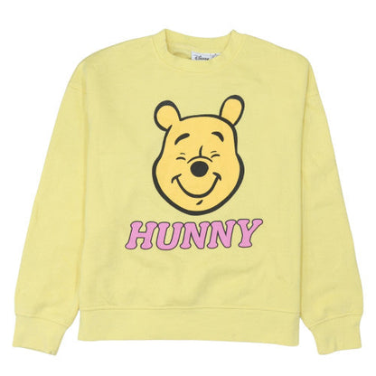 Womens UK Size M Disney Yellow Pullover Sweatshirt