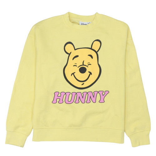 Womens UK Size M Disney Yellow Pullover Sweatshirt
