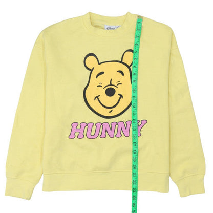 Womens UK Size M Disney Yellow Pullover Sweatshirt