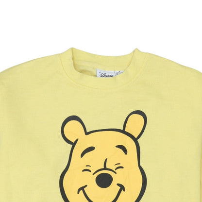 Womens UK Size M Disney Yellow Pullover Sweatshirt