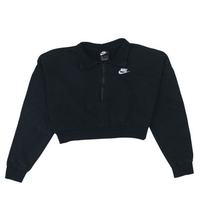 Womens UK Size S Nike Black Pullover Sweatshirt