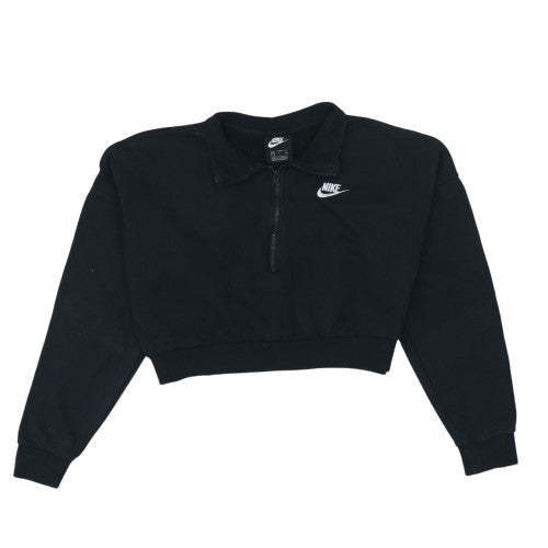 Womens UK Size S Nike Black Pullover Sweatshirt